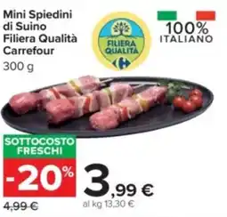 Carrefour Market Mini Spiedini di Suino Filiera Qualità Carrefour offerta
