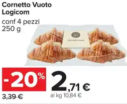 Carrefour Cornetto Vuoto Logicom offerta