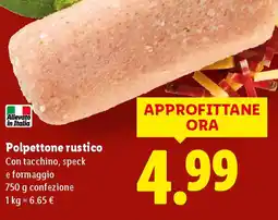 Lidl Polpettone rustico offerta