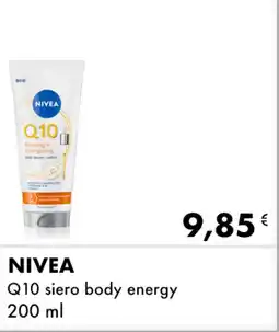 Iper Tosano NIVEA Q10 siero body energy offerta