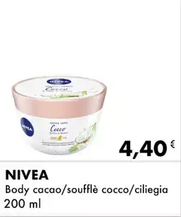 Iper Tosano NIVEA Body cacao/soufflè cocco/ciliegia offerta