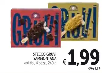 Spazio Conad Sammontana Stecco Gruvi 4 pezzi, 240g offerta