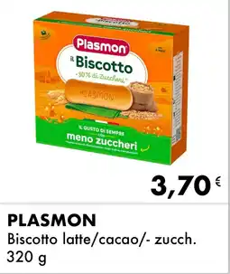 Iper Tosano PLASMON Biscotto latte/cacao/- zucch. offerta