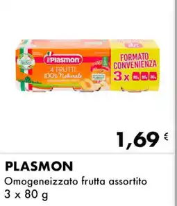 Iper Tosano PLASMON Omogeneizzato frutta assortito offerta