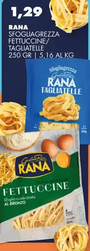 Gecop Rana sfogliagrezza fettuccine/ tagliatelle offerta