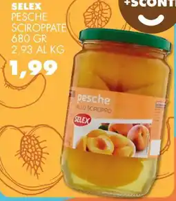 Gecop Selex pesche sciroppate offerta