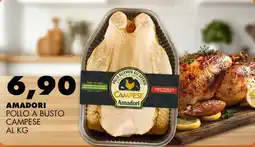 Gecop Amadori pollo a busto campese offerta
