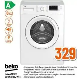 Expert BEKO LAVATRICE WUX81282WIIT offerta