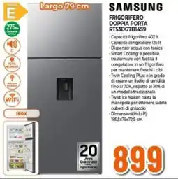 Expert SAMSUNG FRIGORIFERO DOPPIA PORTA RT53DG7B1459 offerta
