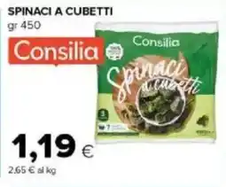 Tigre Amico Consilia spinaci a cubetti offerta