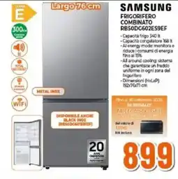 Expert SAMSUNG FRIGORIFERO COMBINATO RB50DC602ES9EF offerta