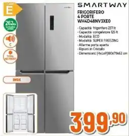 Expert SMARTWAY FRIGORIFERO 4 PORTE WH4D48NV3XEO offerta
