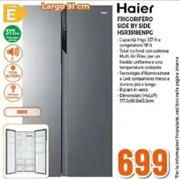 Expert HAIER FRIGORIFERO SIDE BY SIDE HSR3918ENPG offerta