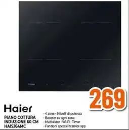 Expert Haier PIANO COTTURA INDUZIONE 60 CM HAISJ64MC offerta