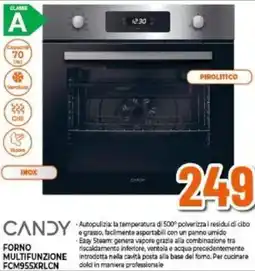 Expert CANDY FORNO MULTIFUNZIONE FCM955XRLCN offerta