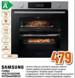 Expert SAMSUNG FORNO MULTIFUNZIONE NV7B44403BSU5 offerta