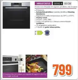 Expert HRG572ES3 Forno con impulsi di vapore pirolitico da incasso offerta