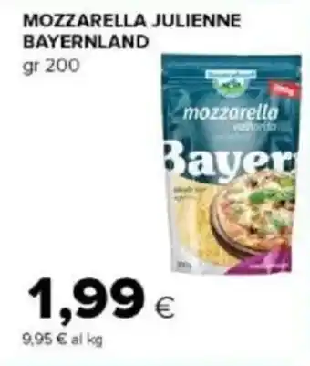 Tigre Amico Mozzarella julienne BAYERNLAND offerta