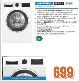 Expert BOSCH WGG254Z8II Lavatrice a carica frontale offerta