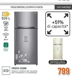 Expert LG GTF744PZPED FRIGORIFERO DOPPIA PORTA offerta