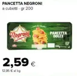 Tigre Amico Pancetta NEGRONI offerta