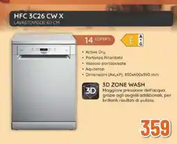 Expert HFC 3C26 CWX LAVASTOVIGLIE offerta