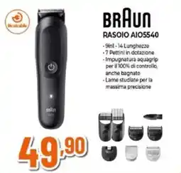 Expert BRAUN RASOIO AIO5540 offerta