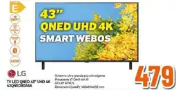 Expert LG TV LED QNED 43" UHD 4K 43QNED80A6A offerta
