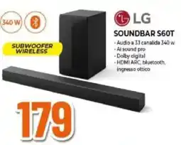 Expert LG SOUNDBAR S60T offerta