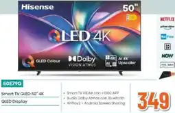 Expert Hisense Smart TV QLED 50" 4K QLED Display 50E79Q offerta