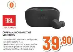 Expert JBL HARMAN CUFFIA AURICOLARE TWS VIBE BUDS offerta