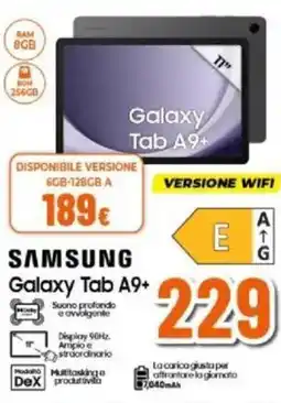 Expert SAMSUNG Galaxy Tab A9+ offerta