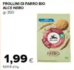 Tigre Amico Frollini di farro bio ALCE NERO offerta
