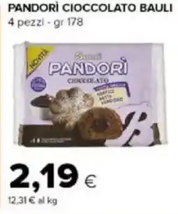 Tigre Amico Pandorì cioccolato BAULI offerta