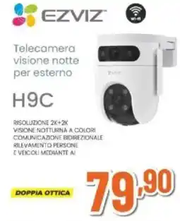 Expert EZVIZ Telecamera visione notte per esterno H9C offerta