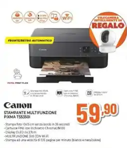 Expert Canon STAMPANTE MULTIFUNZIONE PIXMA TS53501 offerta