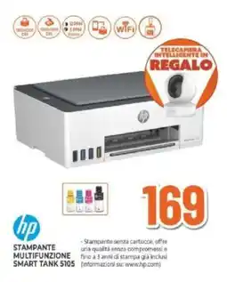 Expert hp STAMPANTE MULTIFUNZIONE SMART TANK 5105 offerta