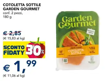 Esselunga Cotoletta sottile GARDEN GOURMET offerta