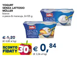 Esselunga Yogurt senza lattosio MÜLLER offerta