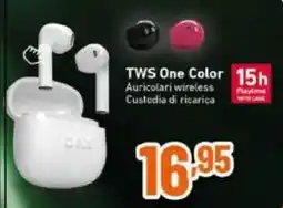 Expert sbs TWS One Color Auricolari wireless Custodia di ricarica offerta