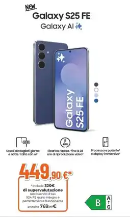 Expert SAMSUNG Galaxy S25 FE Galaxy Al offerta