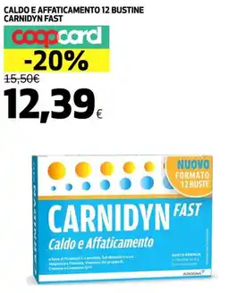 Coop Caldo e affaticamento 12 bustine CARNIDYN FAST offerta