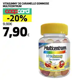 Coop Vitagummy 30 caramelle gommose MULTICENTRUM offerta
