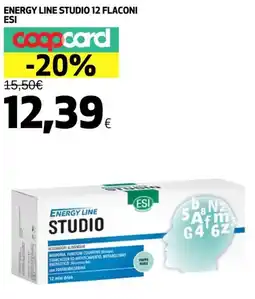 Coop Energy line studio 12 flaconi ESI offerta