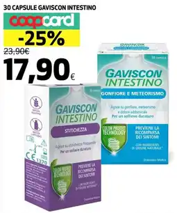 Coop 30 capsule GAVISCON INTESTINO offerta