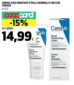 Coop Crema viso idratant e pelli normali e secche CERAVE offerta
