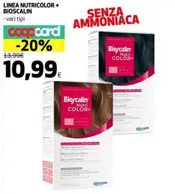 Coop Linea nutricolor + BIOSCALIN offerta