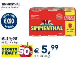 Esselunga Simmenthal di carne bovina offerta
