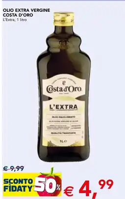 Esselunga Olio extra vergine COSTA D'ORO offerta