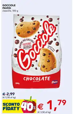 Esselunga Gocciole pavesi offerta